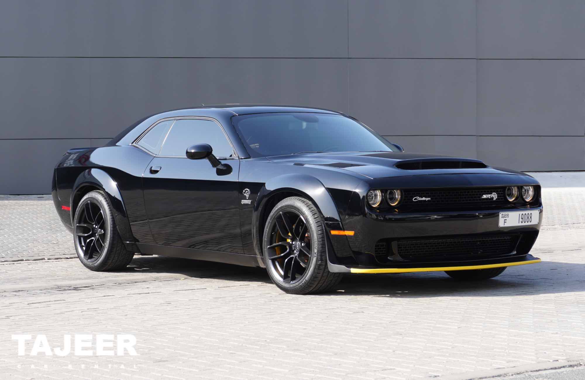 Dodge Challenger RT Demon Widebody BLACK 2021 rental dubai