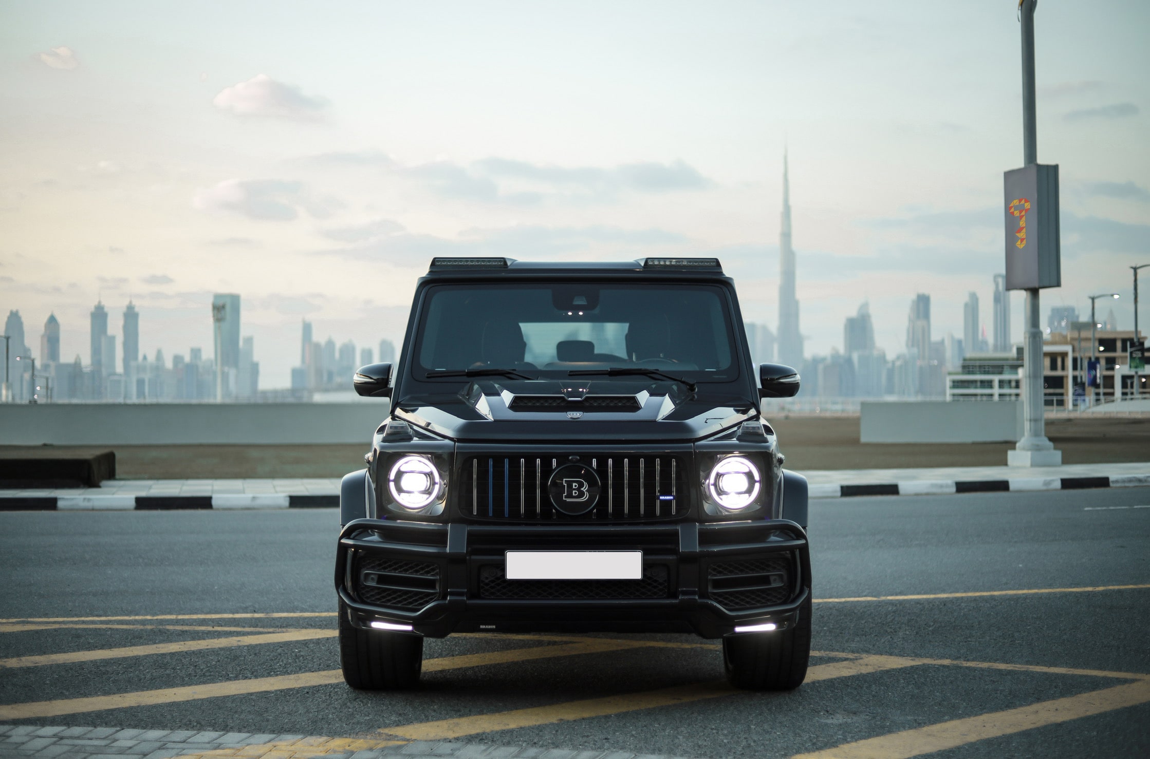 Mercedes G63 Brabus BLACK 2021 rental dubai