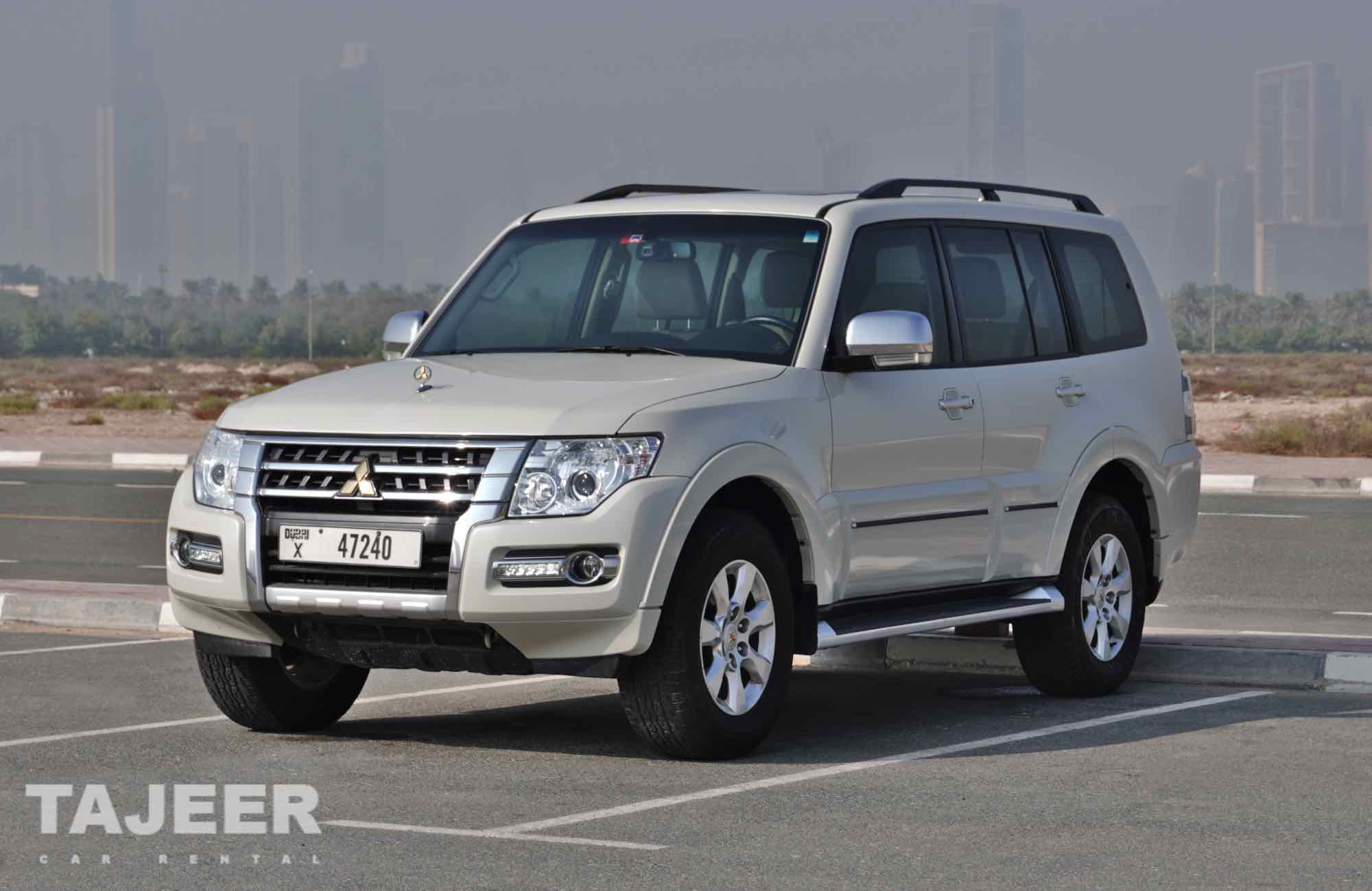 Mitsubishi Pajero  WHITE 2022 rental dubai