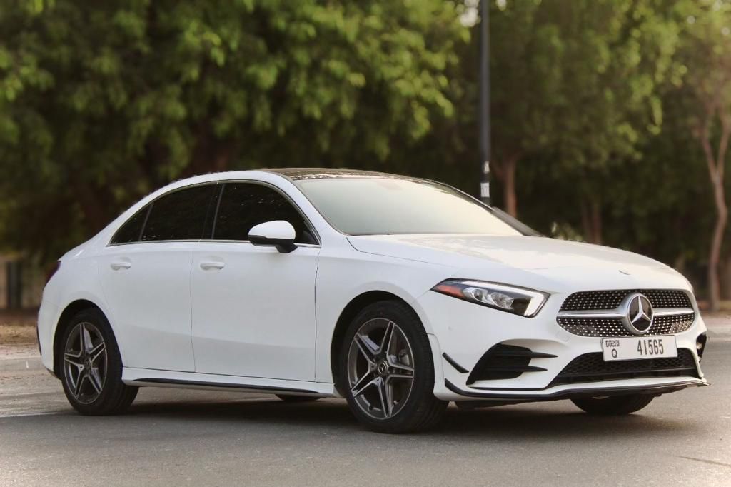 Mercedes A220 WHITE 2021 rental dubai