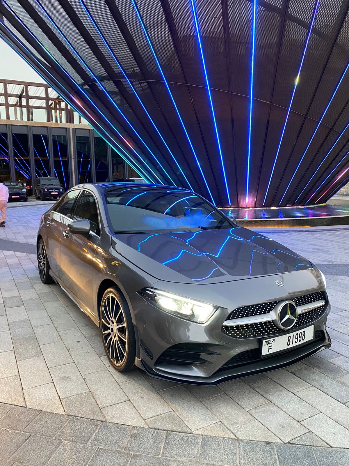 Mercedes A220 GREY 2021 rental dubai