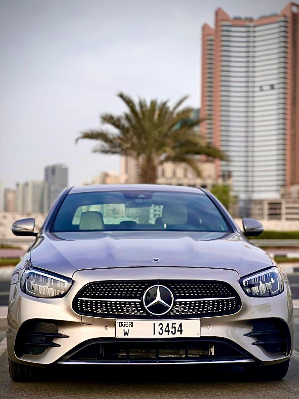 Mercedes E350 GREY 2022 rental dubai