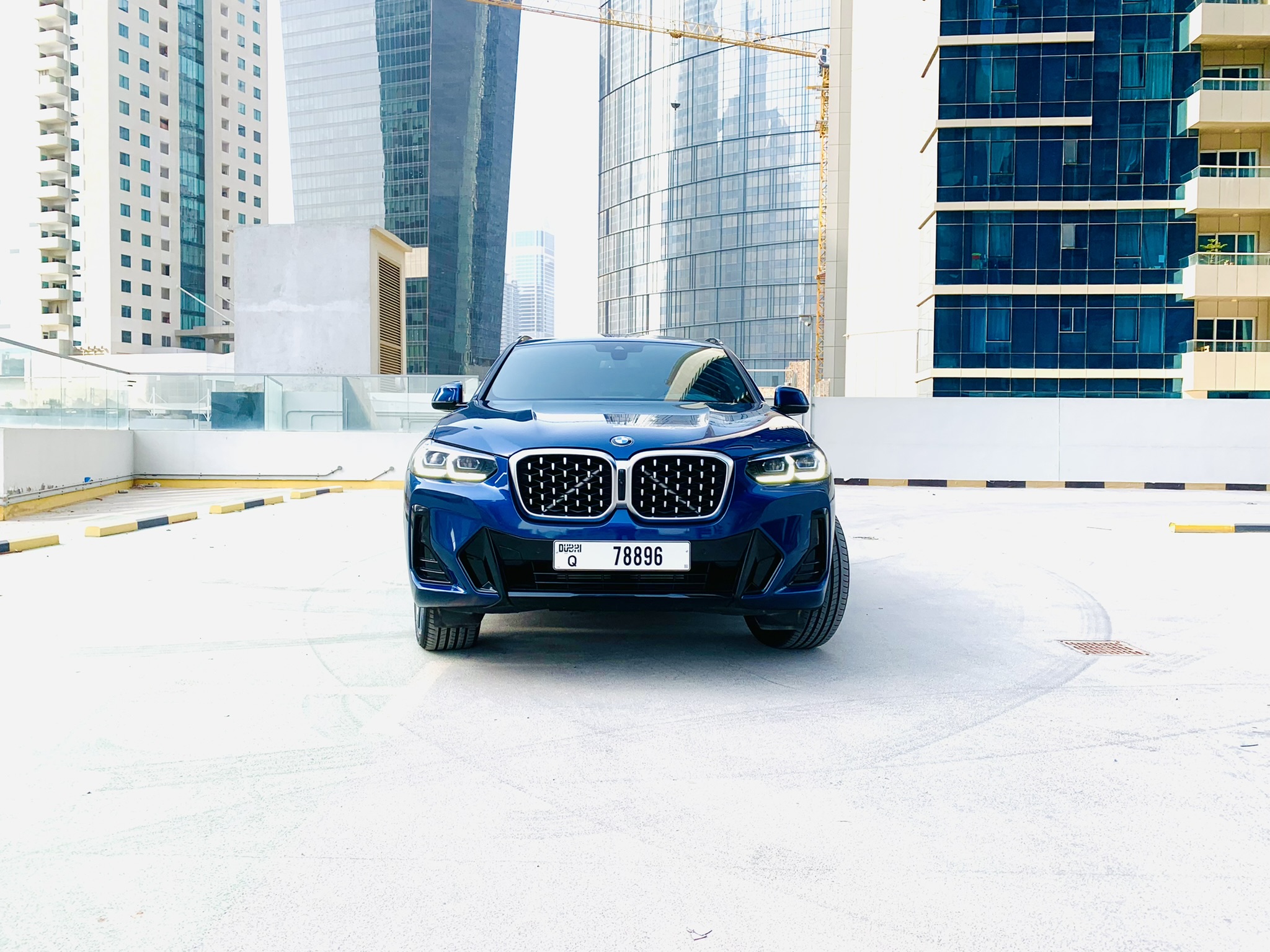 BMW X4 BLUE 2022 rental dubai
