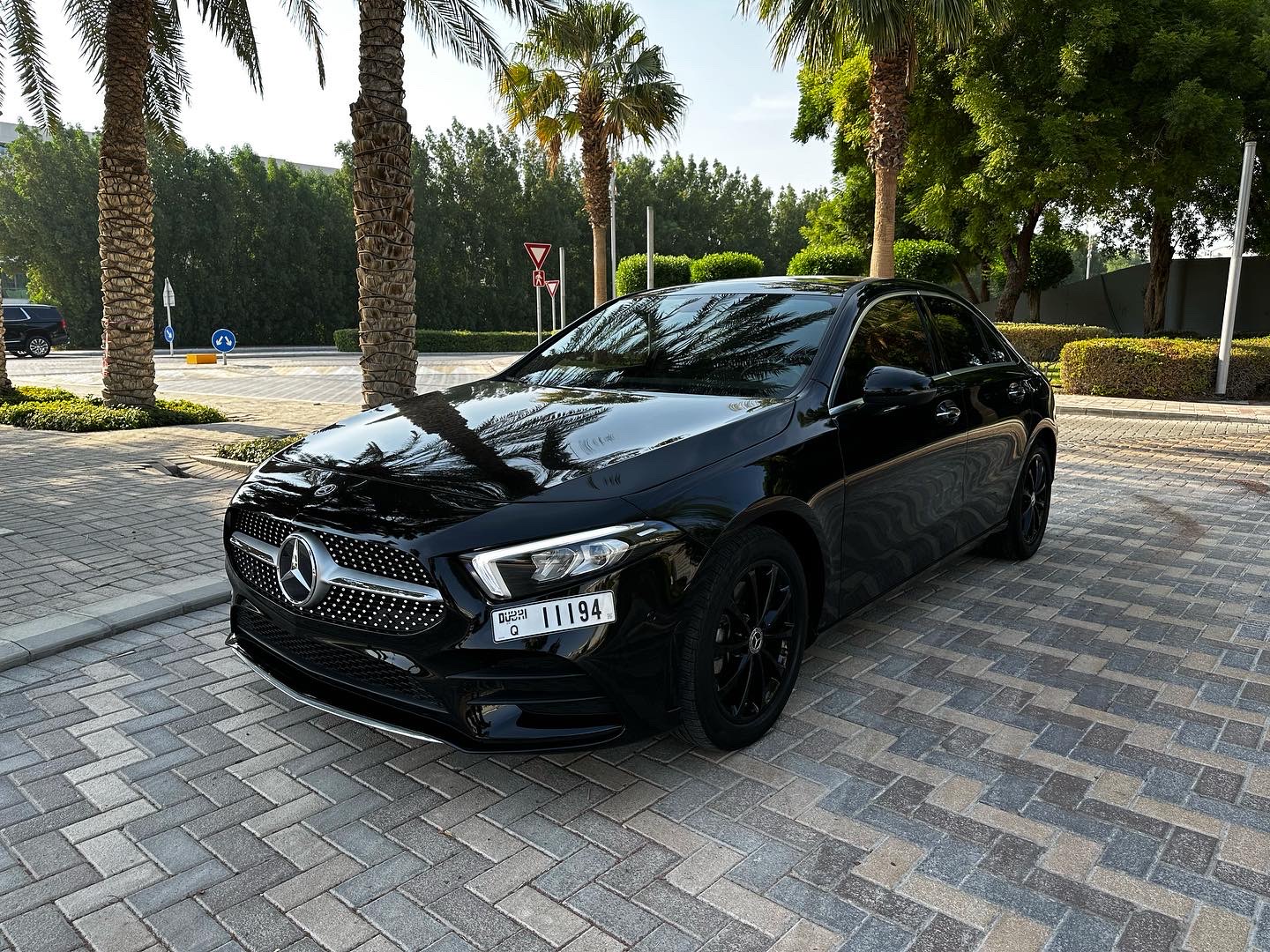Mercedes A220 AMG BLACK 2021 rental dubai