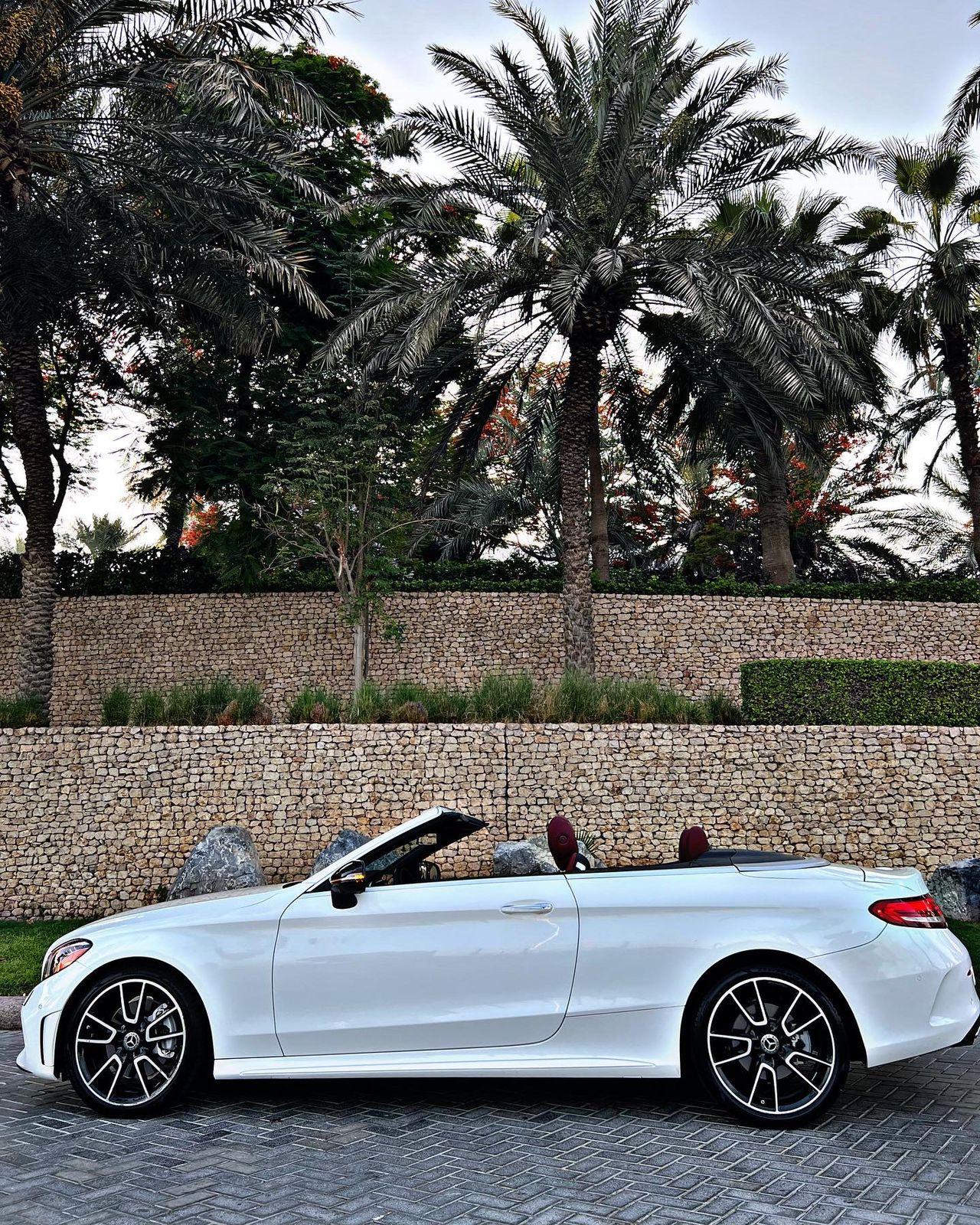 Mercedes Benz C300 model 2021 WHITE 2021 rental dubai