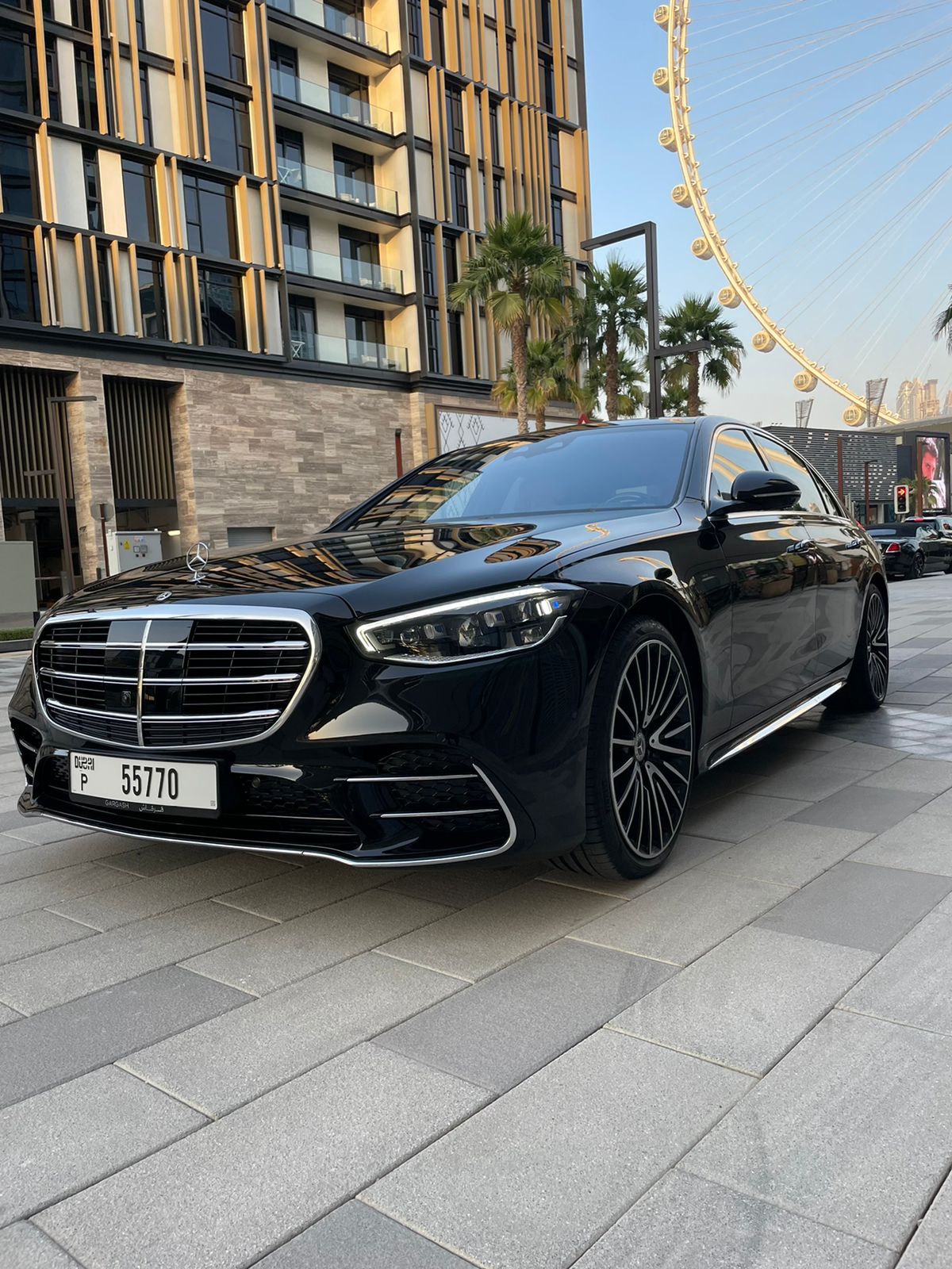 Mercedes S class 580 BLACK 2023 rental dubai