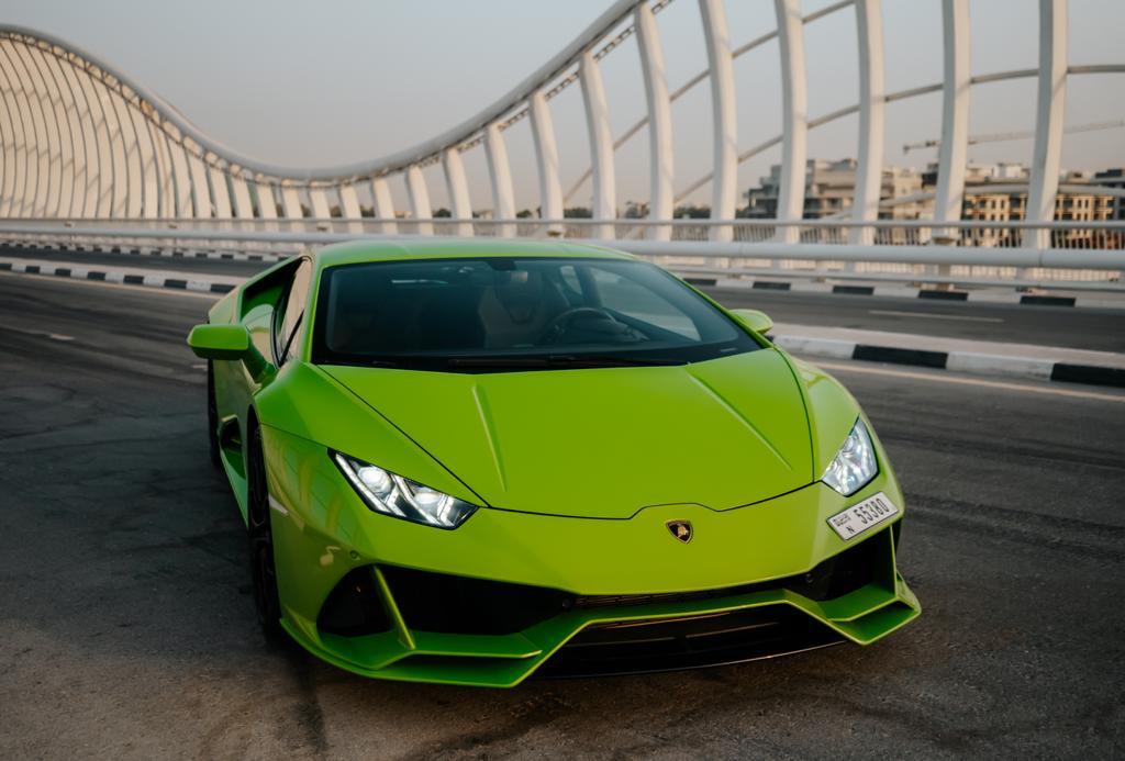 Lamborghini Huracan Evo GREEN 2021 rental dubai