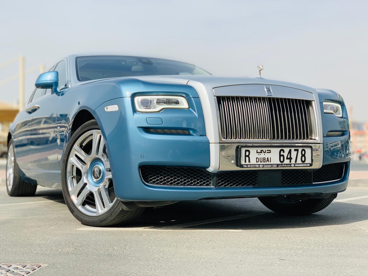 Rolls Royce Phantom BLUE 2019 rental dubai