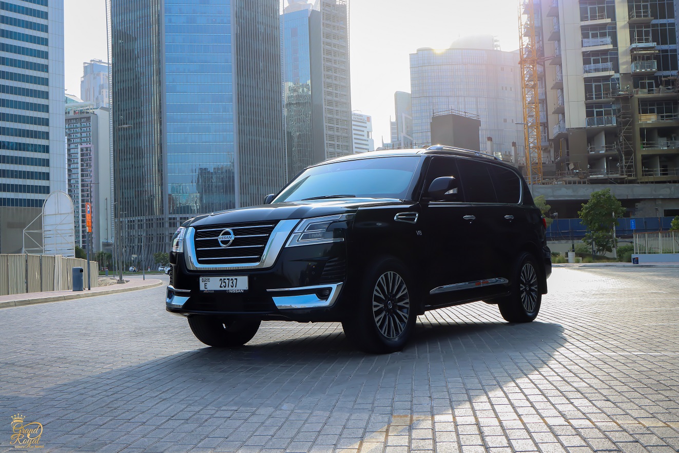 Nissan Patrol 2021 (Black) BLACK 2021 rental dubai