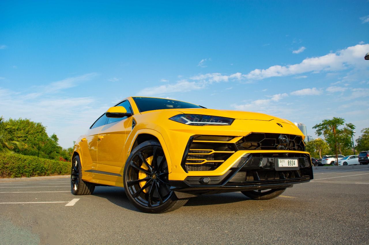 Lamborghini Urus YELLOW 2022 rental dubai
