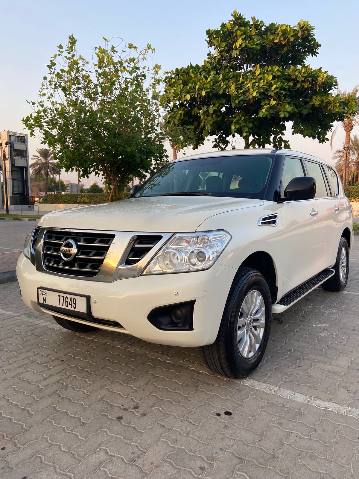 Nissan Patrol WHITE 2019 rental dubai