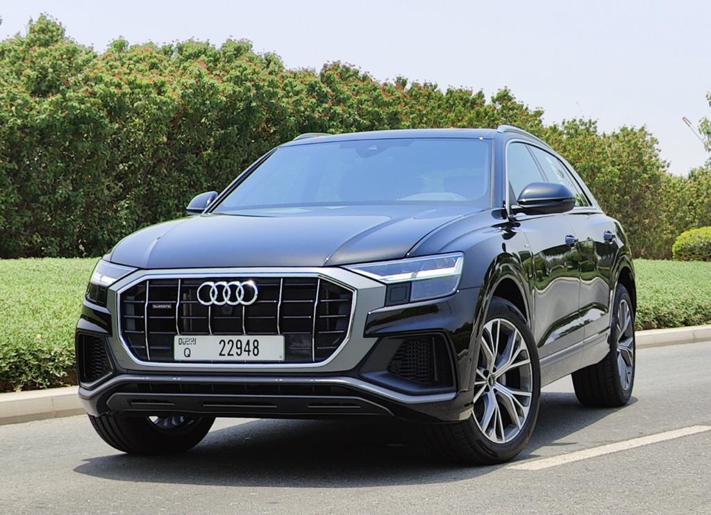 Audi Q8 BLACK 2022 rental dubai