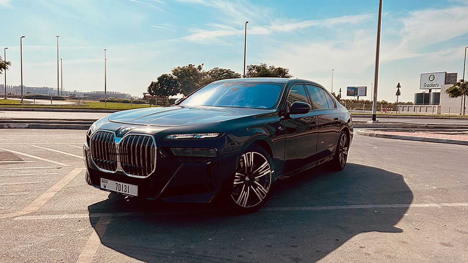 BMW 730i BLACK 2022 rental dubai