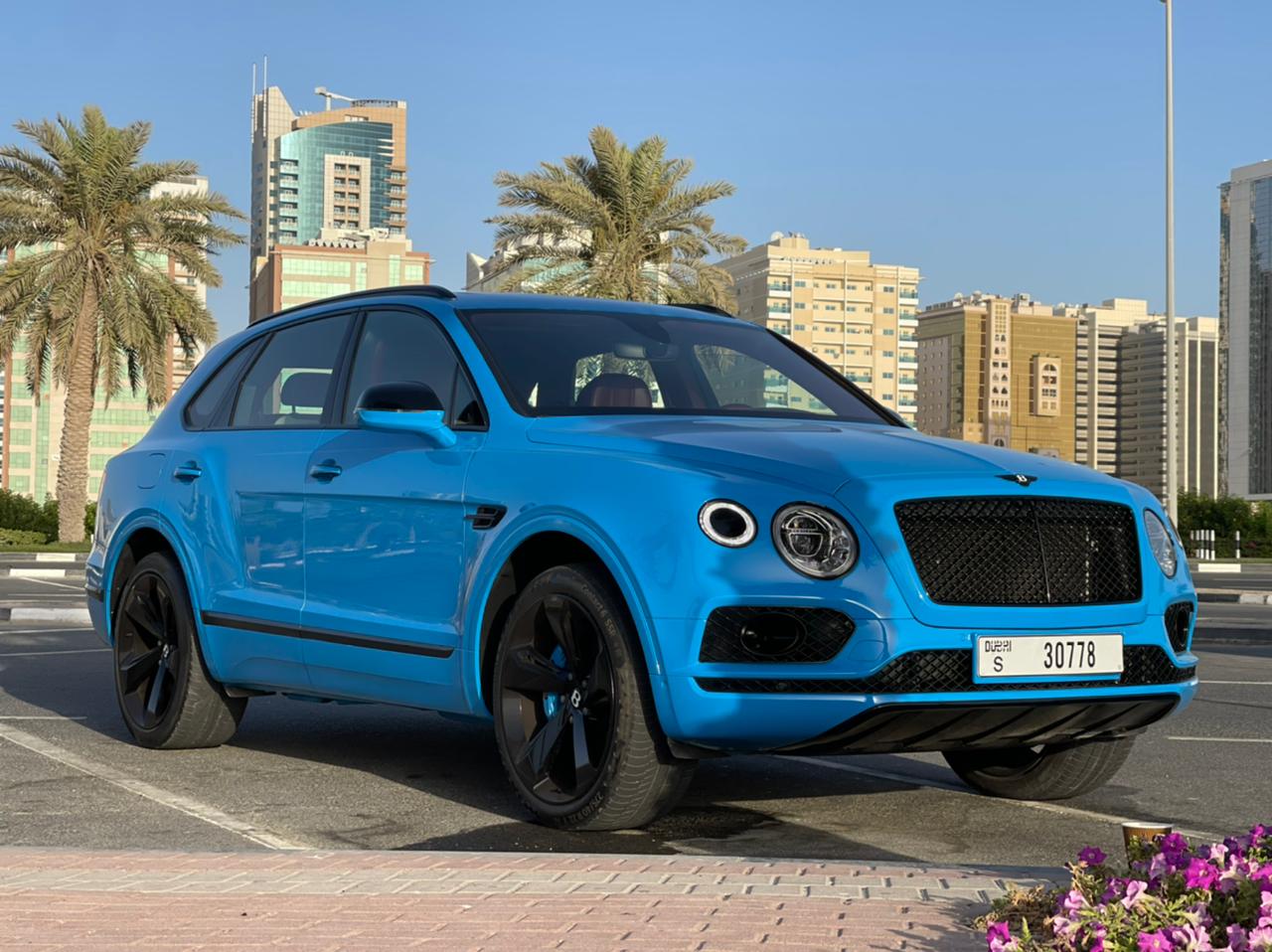 Bentley Bentayga  BLUE 2020 rental dubai