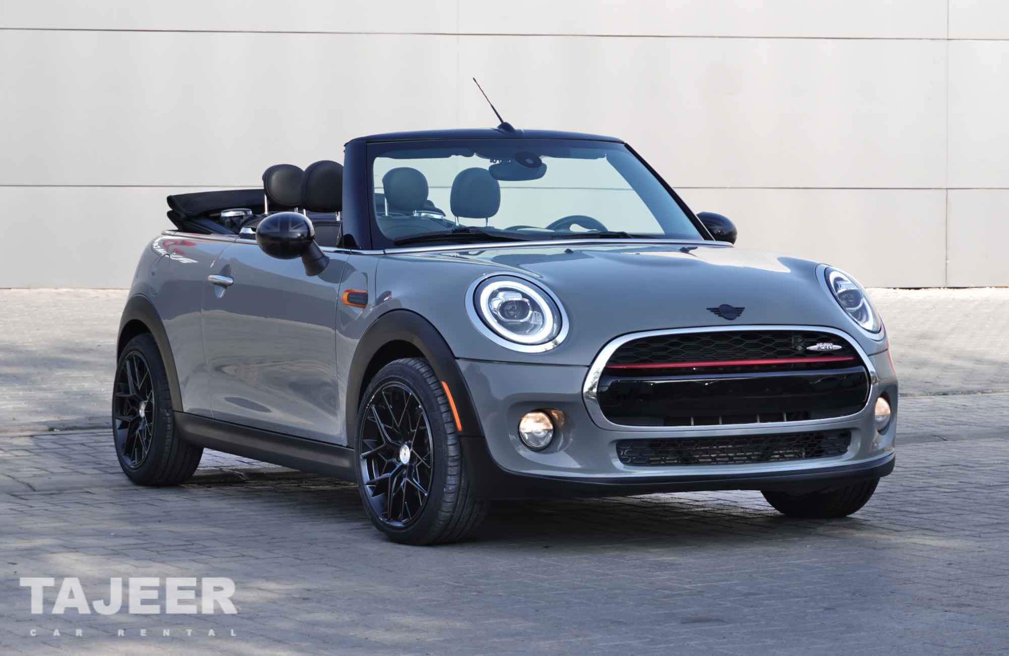 Mini Cooper Convertible 2020 GREY 2020 rental dubai