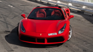 Ferrari 488 Spider  RED 2018 rental dubai