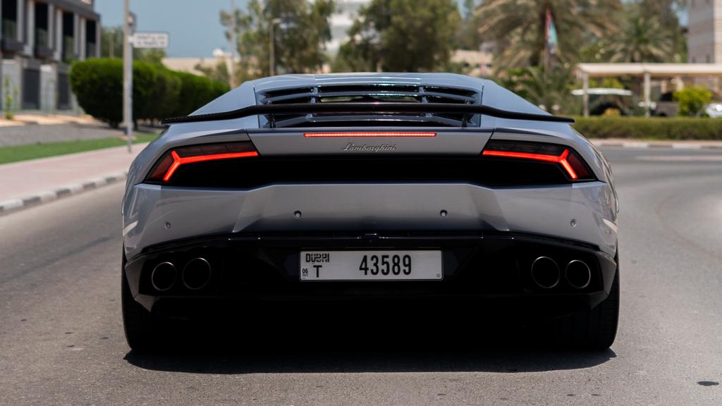 Lamborghini Huracan GREY 2017 rental dubai
