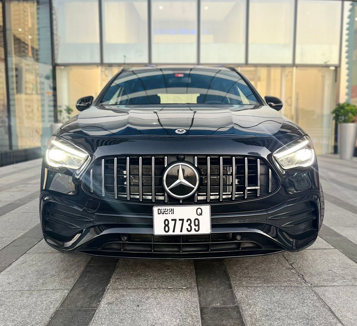MERCEDES BENZ AMG GLA35 BLUE 2021 rental dubai