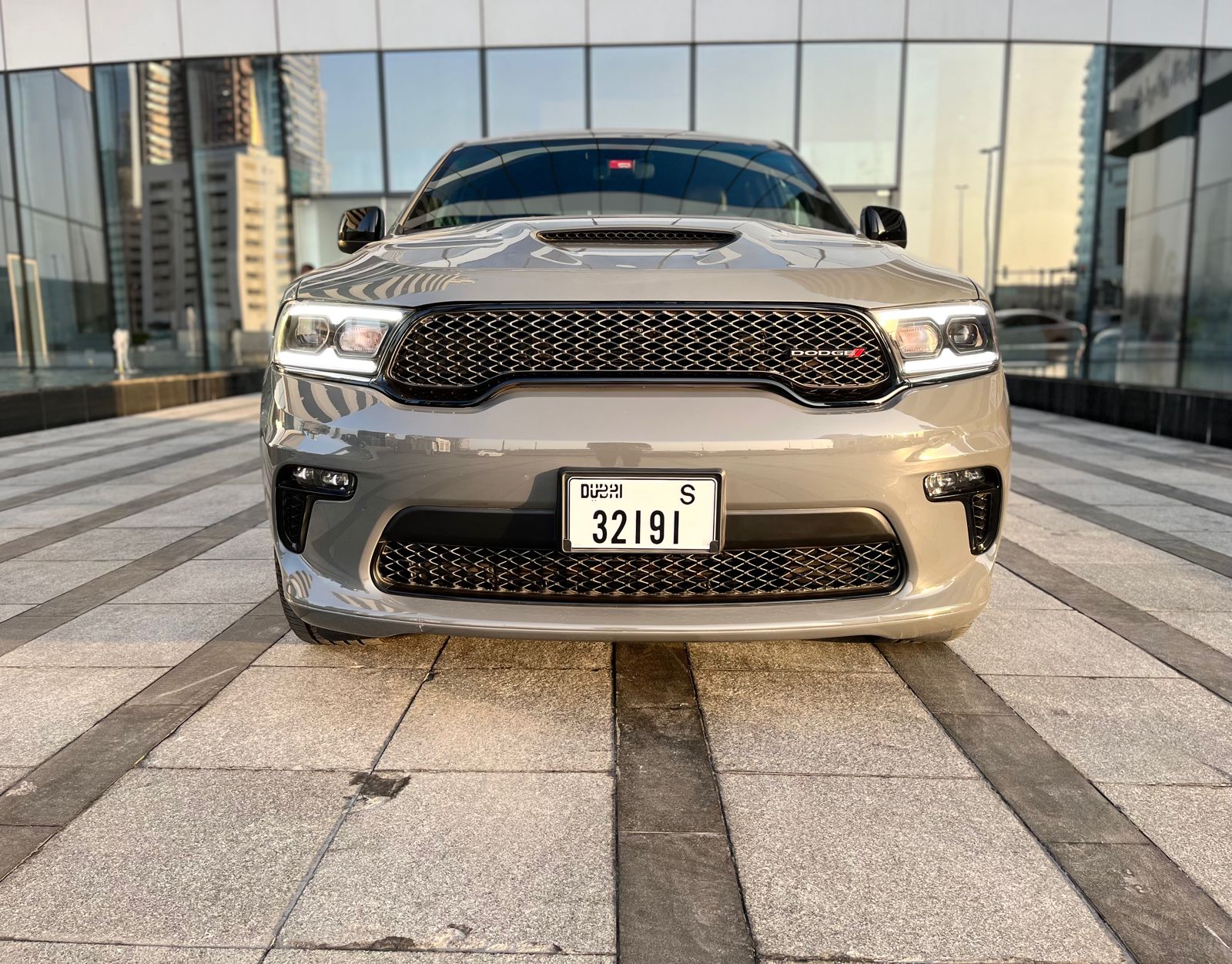 DODGE DURANGO  GREY 2021 rental dubai
