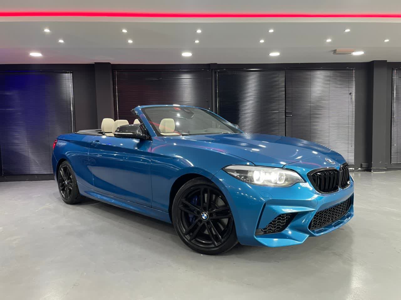 BMW M2 Convertible BLUE 2021 rental dubai