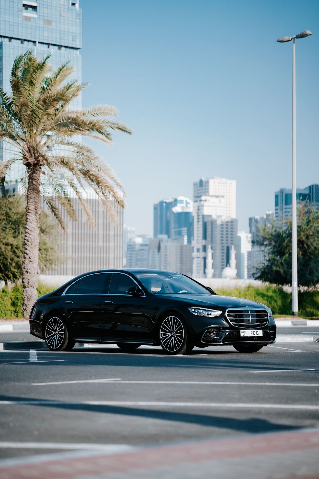 Mercedes S500 BLACK 2023 rental dubai