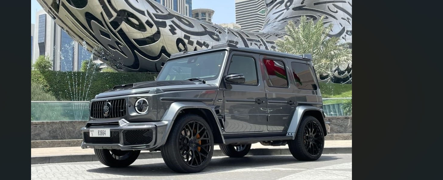 Mercedes G63 Brabus GREY 2020 rental dubai