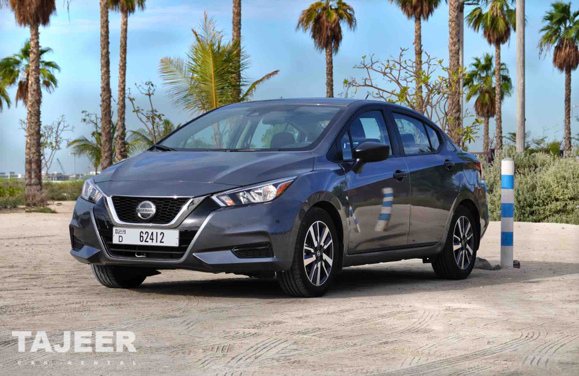 NISSAN VERSA GREY 2021 rental dubai