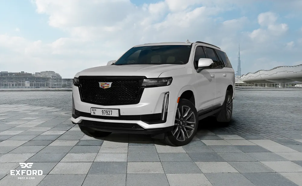 Cadillac Escalade WHITE 2022 rental dubai