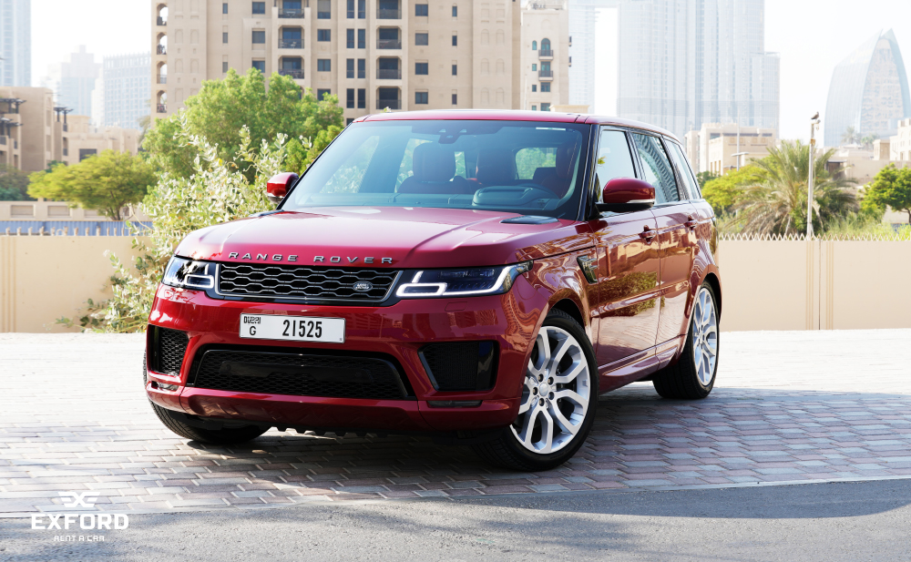 Land Rover Range Rover Sport RED 2021 rental dubai