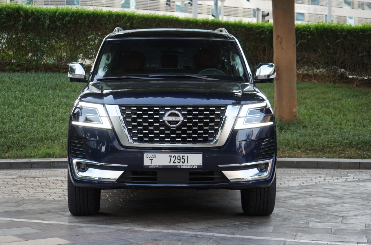 Nissan Patrol Platinium BLACK 2022 rental dubai