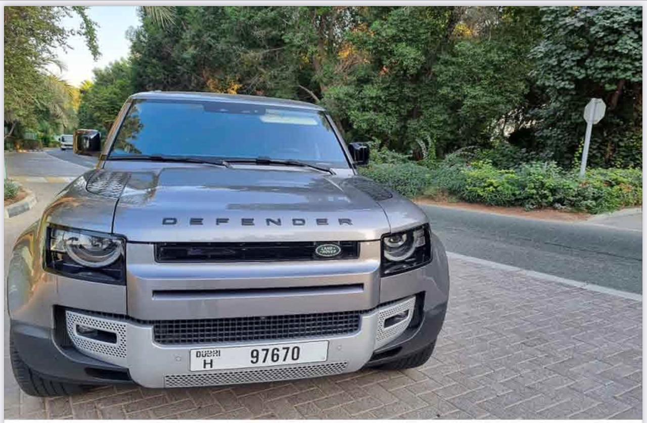 Land Rover Defender GREY 2022 rental dubai