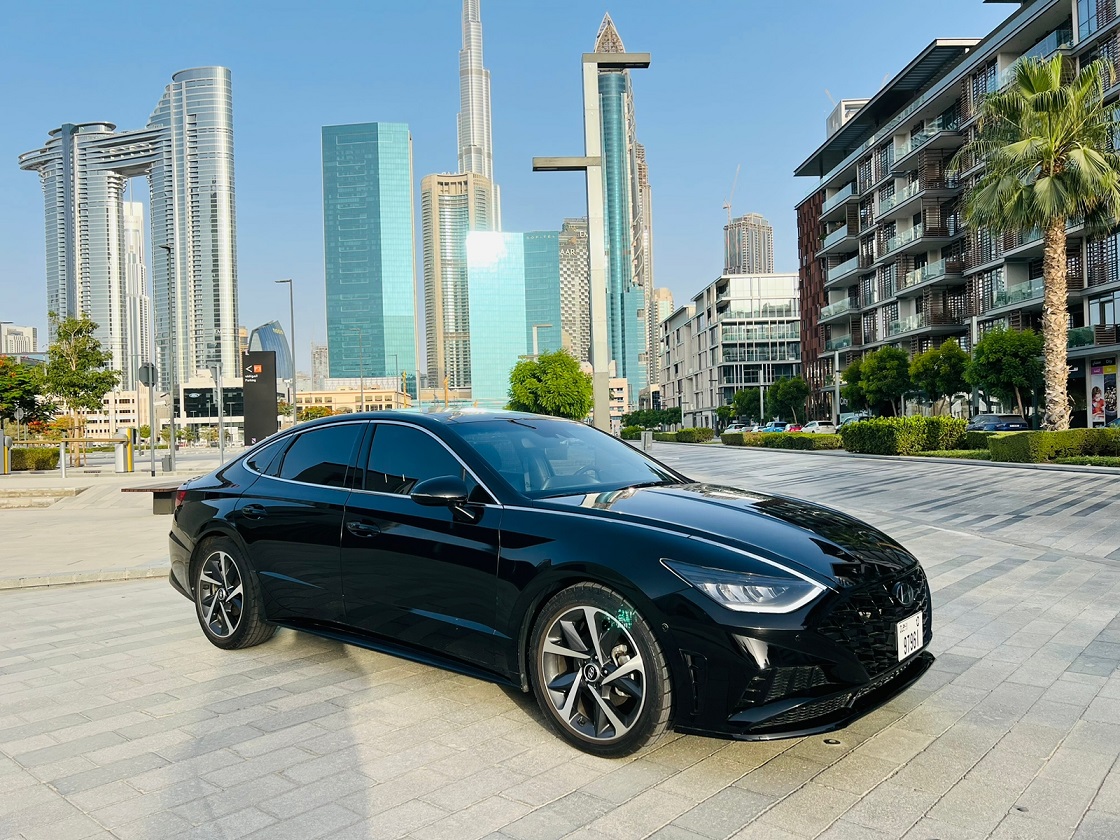 Hyundai Sonata  BLACK 2022 rental dubai