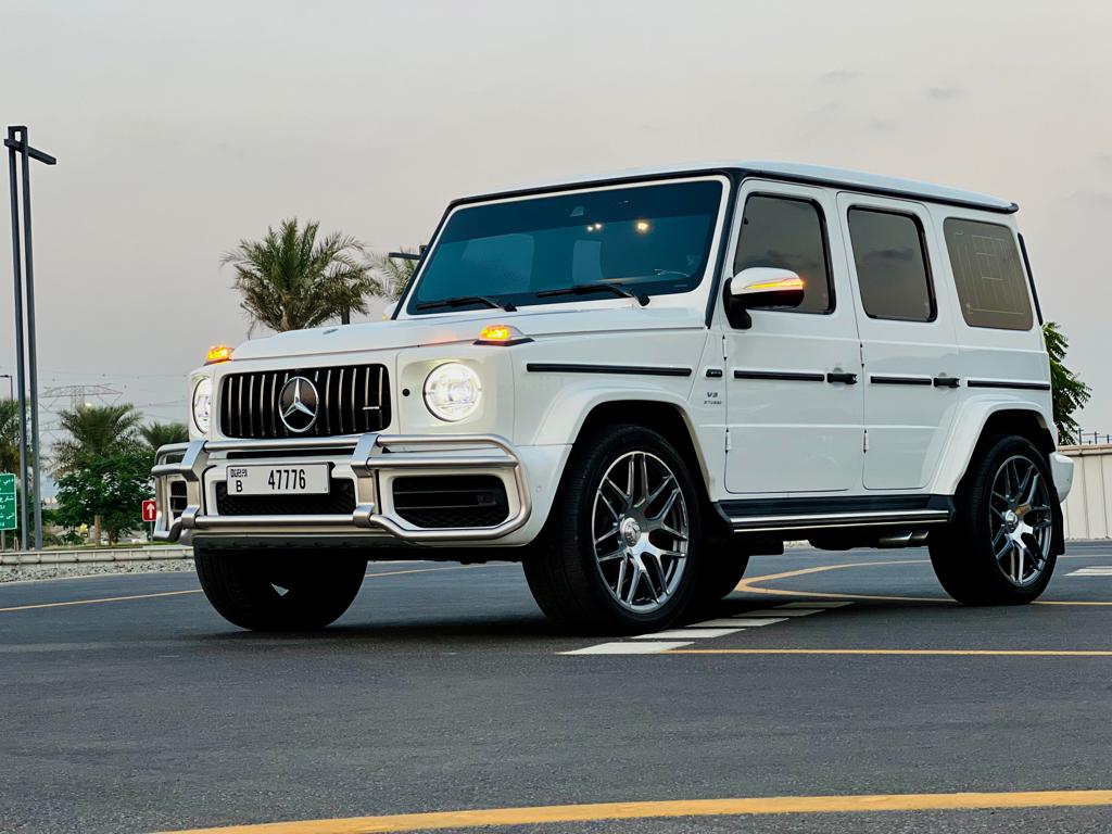 Mercedes G63 WHITE 2020 rental dubai