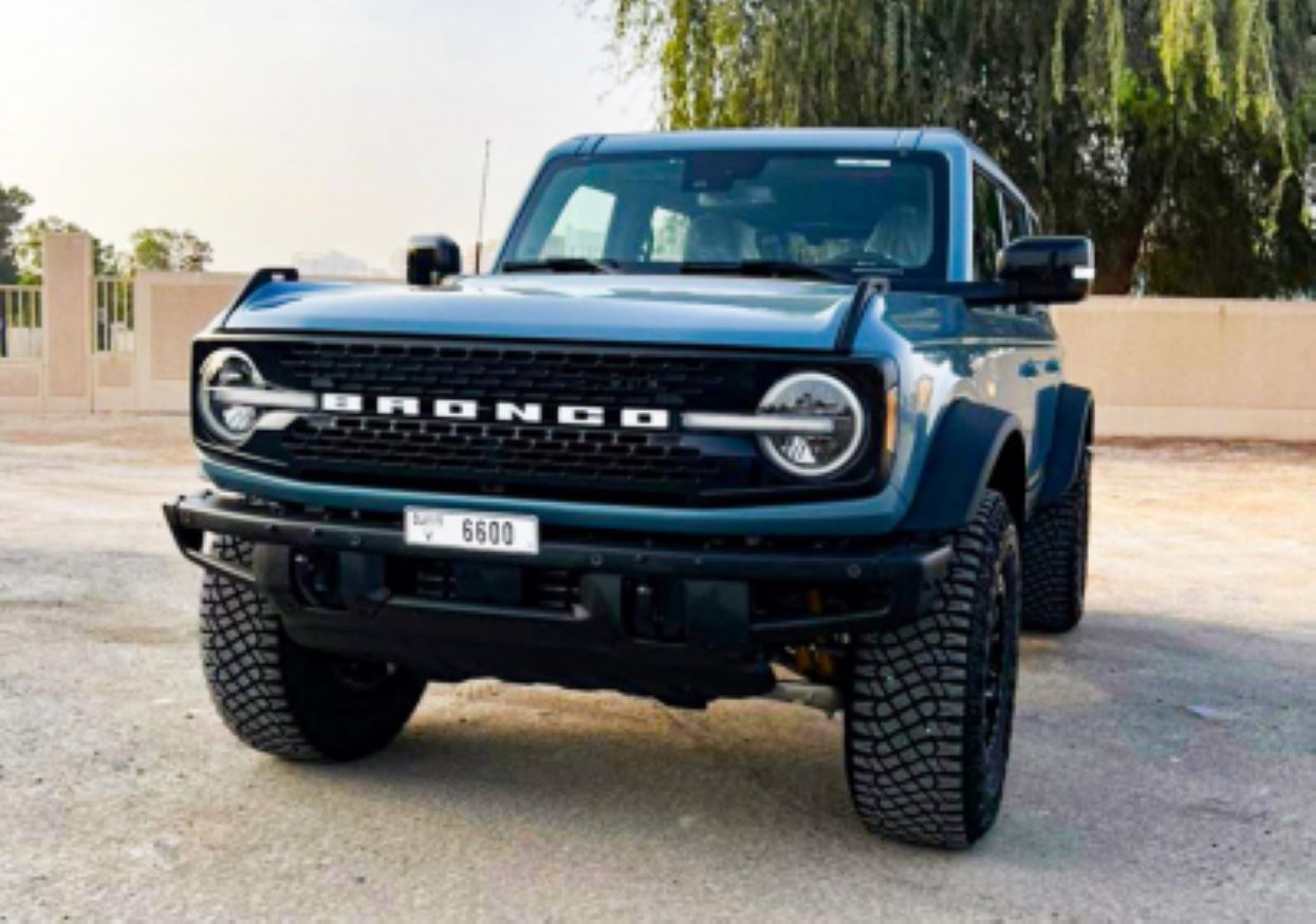 Ford Bronco Wildtrack BLUE 2021 rental dubai