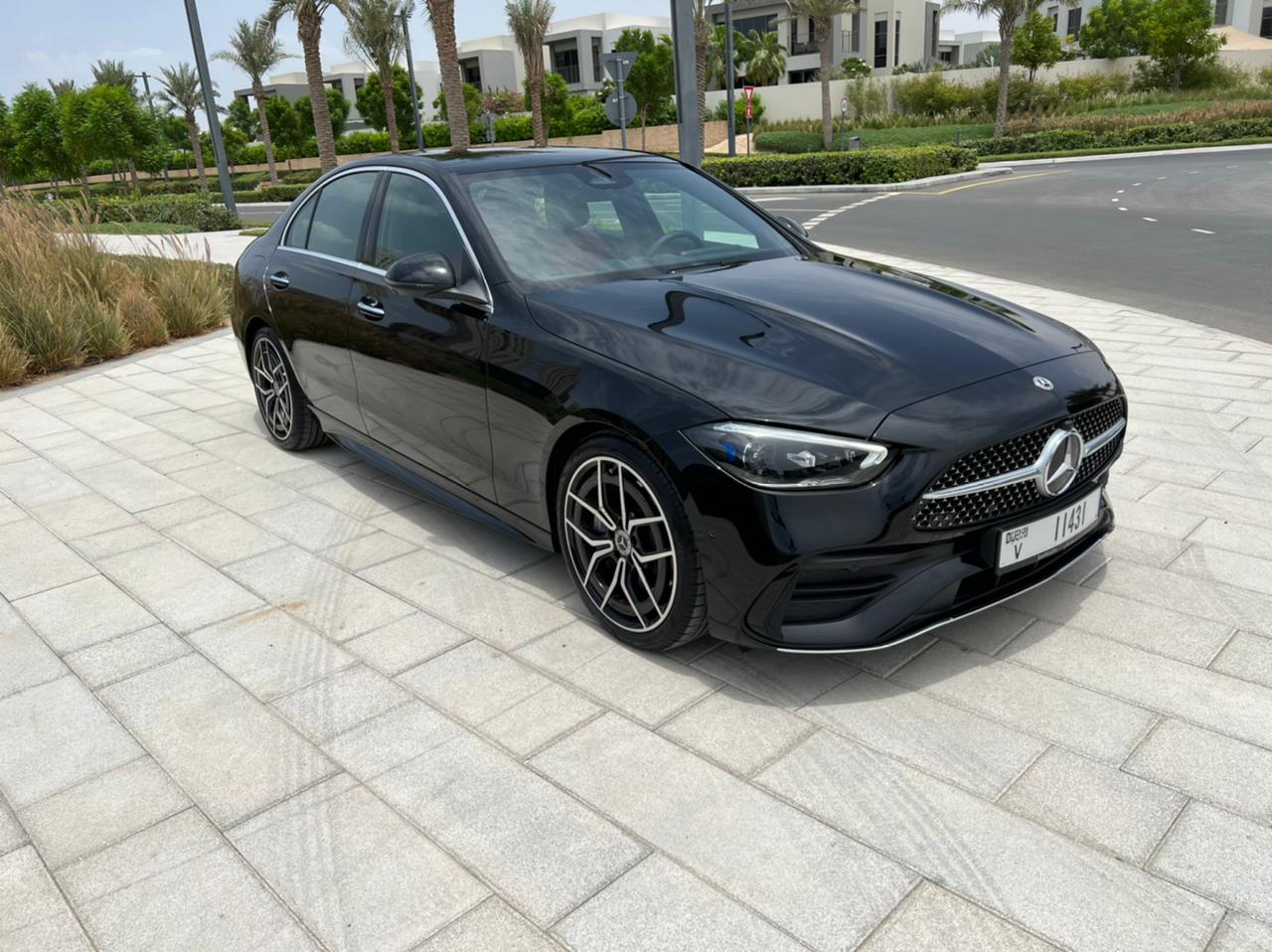 MERCEDES BENZ C200 BLACK 2022 rental dubai