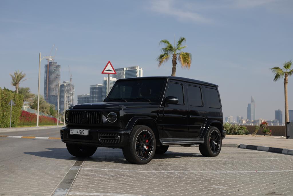 Mercedes G63 BLACK 2021 rental dubai
