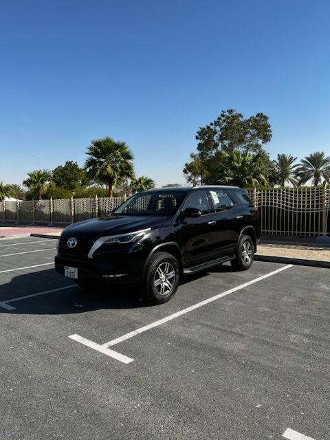 Toyota Fortuner 2023 BLACK 2023 rental dubai