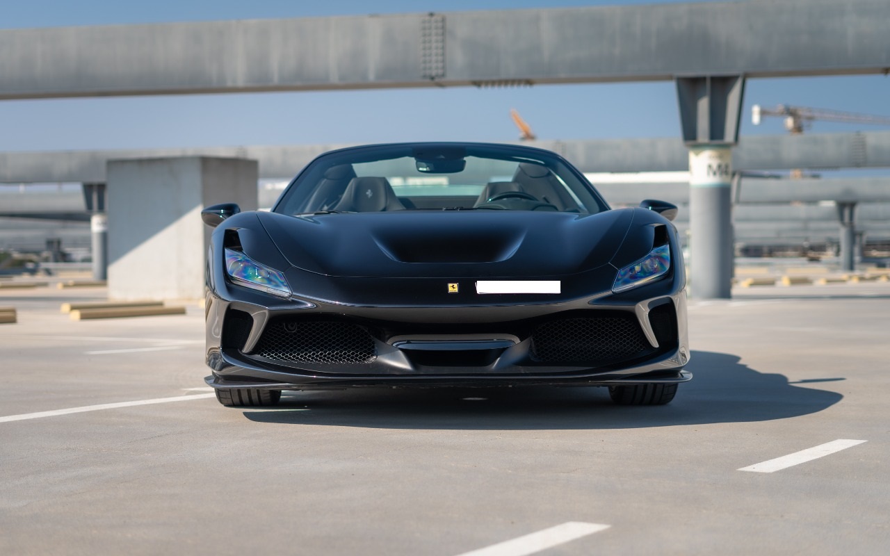 Ferrari F8 Spider BLACK 2023 rental dubai