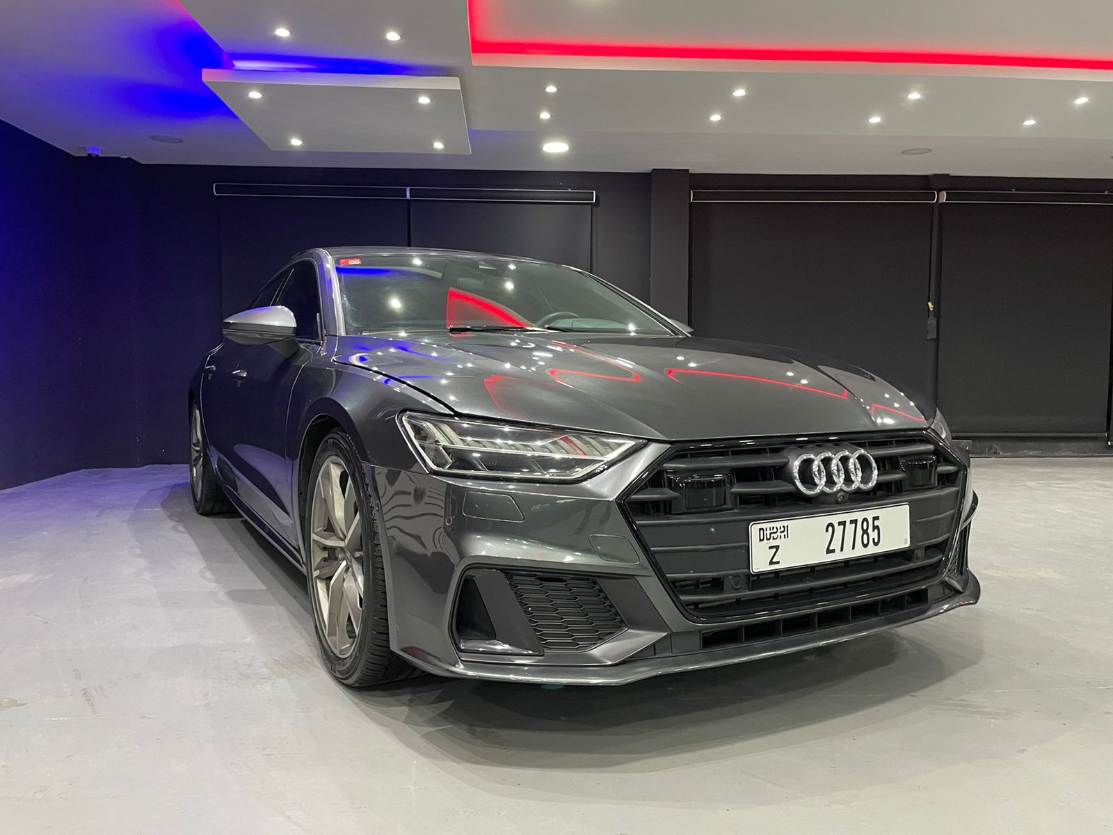 Audi A7 S line GREY 2021 rental dubai