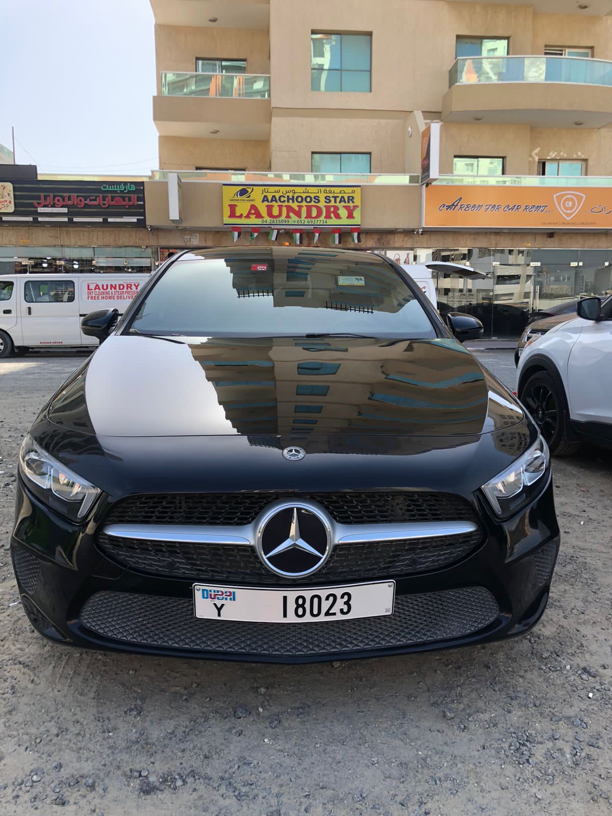 MERCEDES A220  BLACK 2020 rental dubai