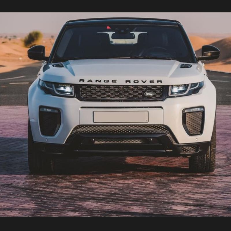 Land Rover Range Rover Evoque Convertible 2016 WHITE 2016 rental dubai