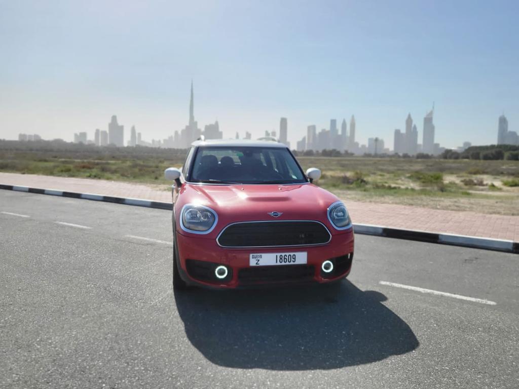 Mini cooper countryman RED 2021 rental dubai
