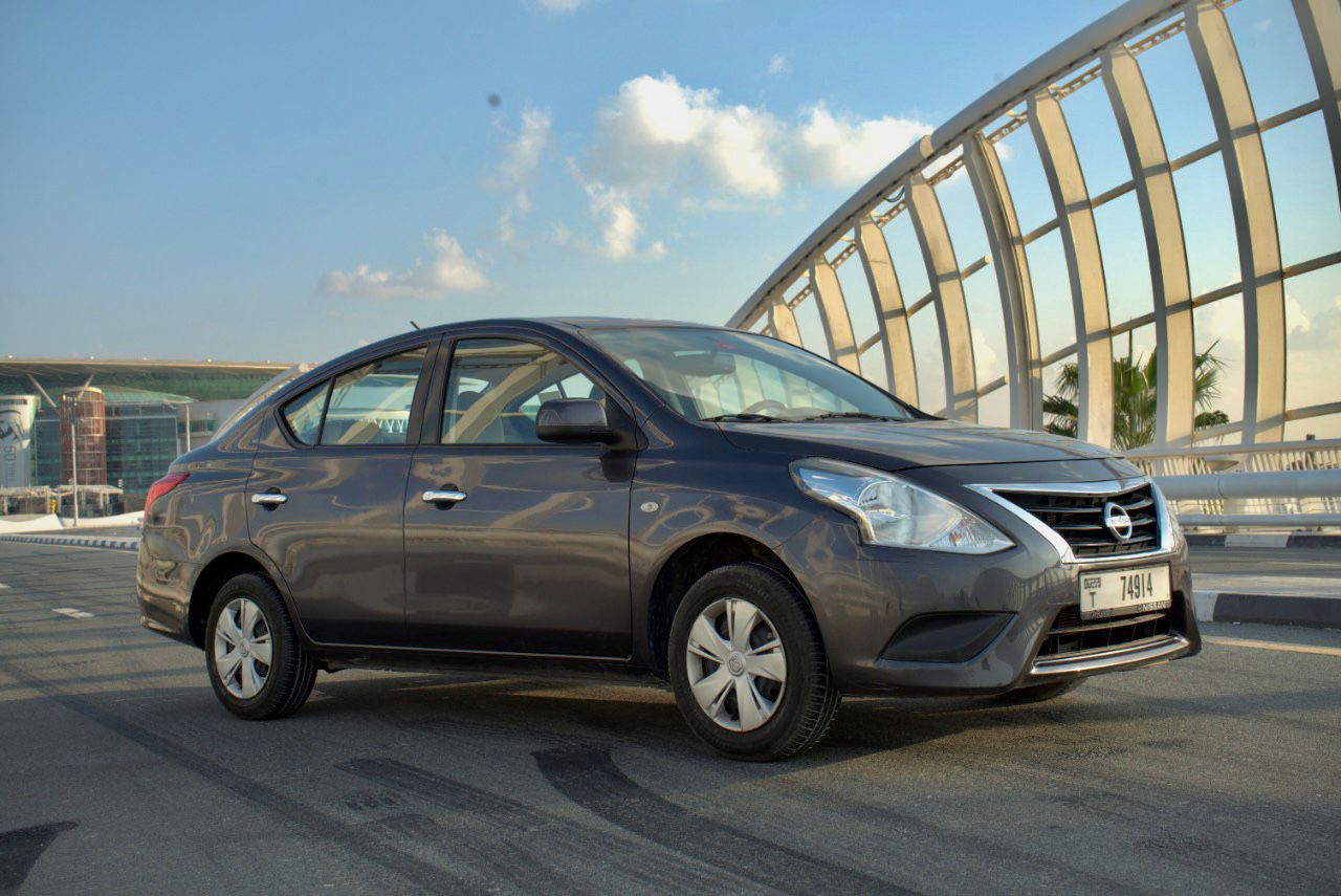 nissan sunny WHITE 2020 rental dubai