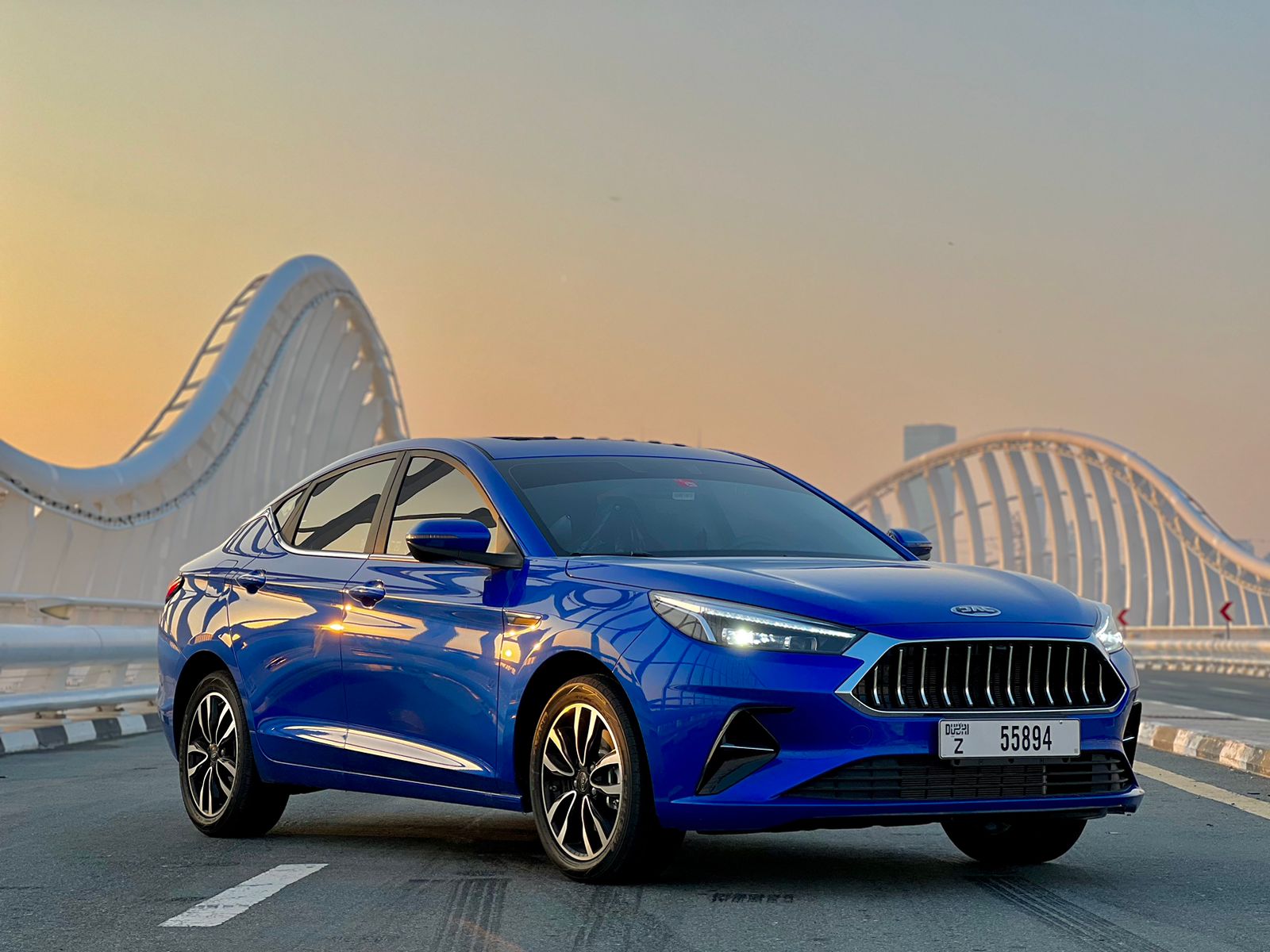 JAC J7 BLUE 2023 rental dubai