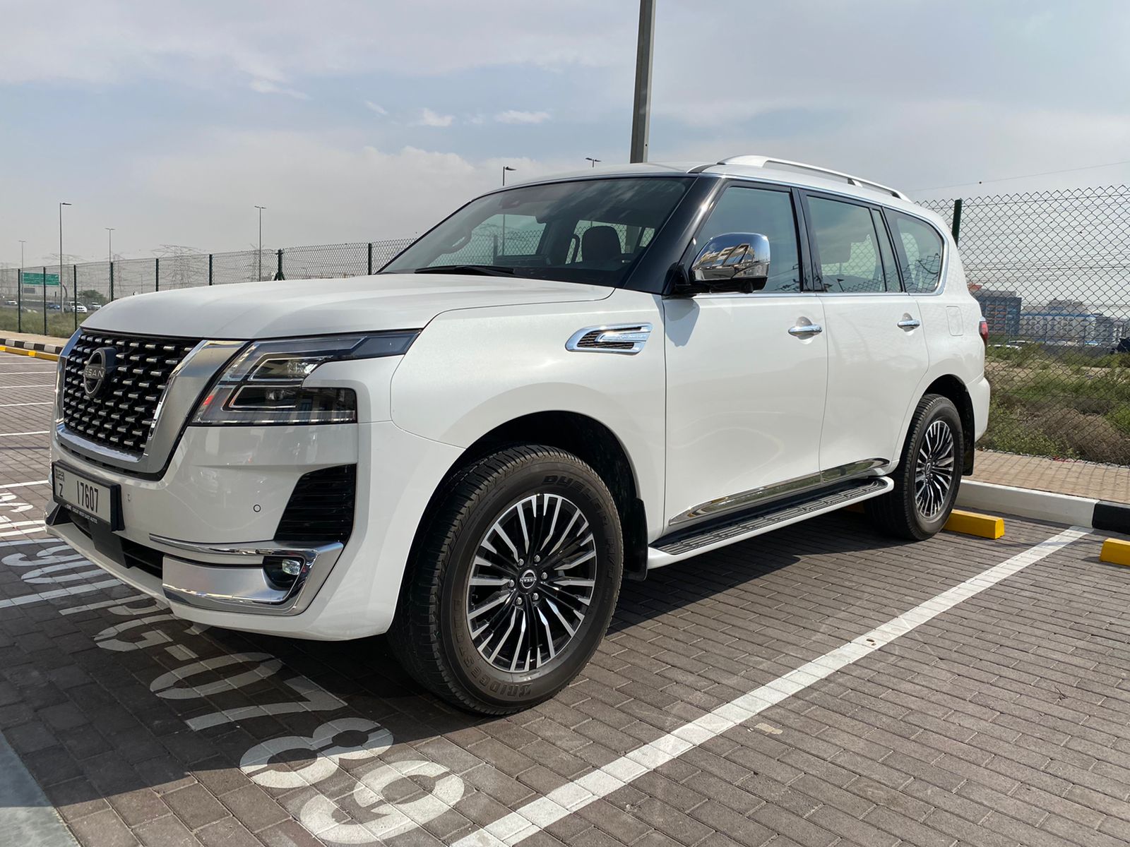 Nissan Patrol 2022 WHITE 2022 rental dubai
