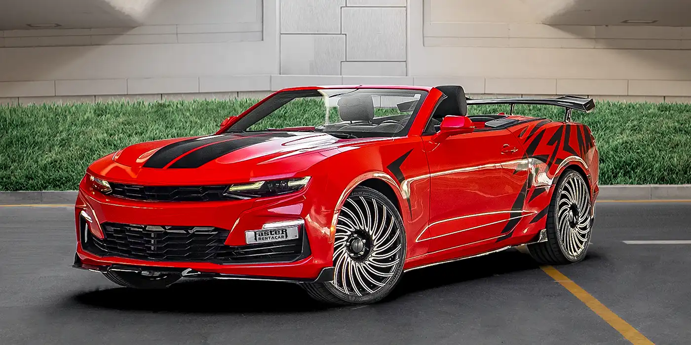 Chevrolet Camaro ZL1 Kit Convertible V6 2020 RED 2020 rental dubai