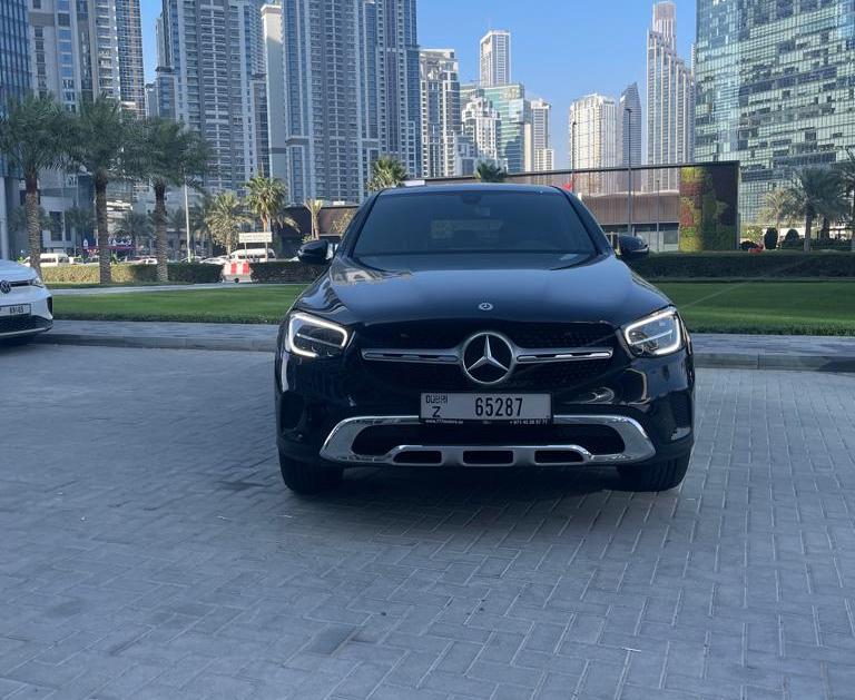 Mercedes GLC 300 Coupe New BLACK 2022 rental dubai