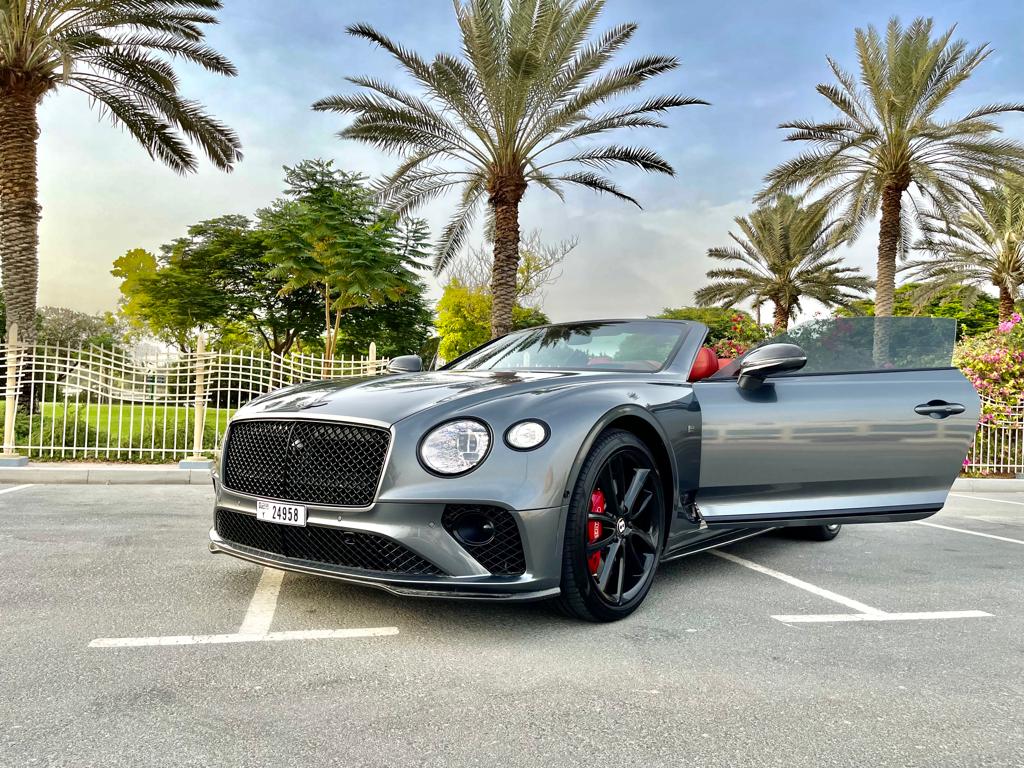 Bentley GT Convertible FIRST EDITION GREY 2021 rental dubai