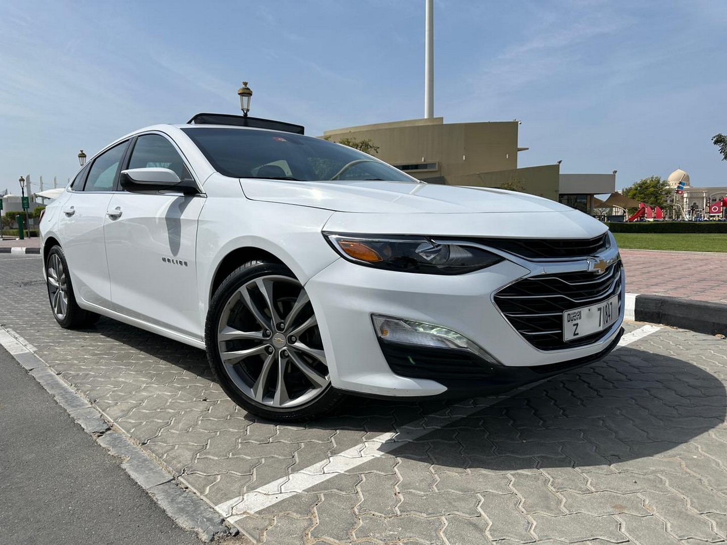 CHEVROLET MALIBU PANORAMIC 2021 WHITE 2021 rental dubai
