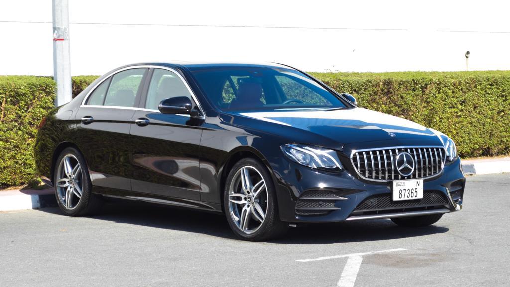 Mercedes Benz E350 BLACK 2020 rental dubai